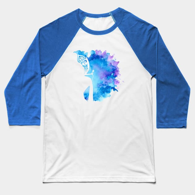 Spiritual Lord Krishna Design Baseball T-Shirt by DesignersMerch